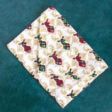 Load image into Gallery viewer, Plaid Reindeer Table Runner
