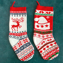 Load image into Gallery viewer, Knit Christmas Stocking

