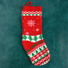 Load image into Gallery viewer, Knit Christmas Stocking
