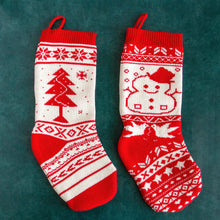 Load image into Gallery viewer, Knit Christmas Stocking
