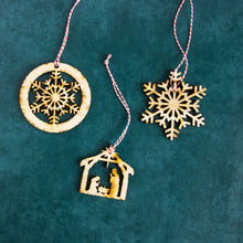 Load image into Gallery viewer, Laser Cut Ornaments

