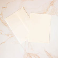 Load image into Gallery viewer, Note Card Set - Floral Scroll
