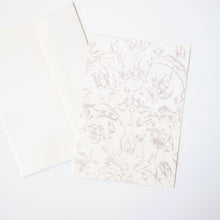 Load image into Gallery viewer, Note Card Set - Floral Scroll
