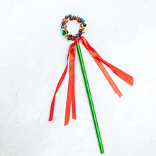 Load image into Gallery viewer, Jingle Bell Ribbon Wand
