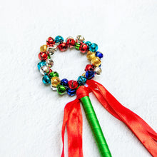 Load image into Gallery viewer, Jingle Bell Ribbon Wand
