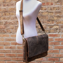 Load image into Gallery viewer, Leather Messenger Bag
