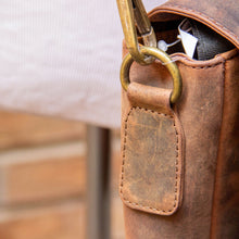 Load image into Gallery viewer, Leather Messenger Bag

