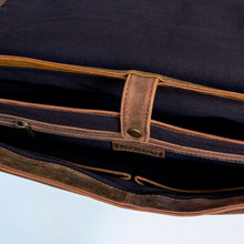 Load image into Gallery viewer, Leather Messenger Bag
