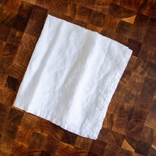 Load image into Gallery viewer, Set of 2 White, 100% Linen Napkins
