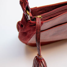 Load image into Gallery viewer, Leather &amp; Suede Shoulder Bag
