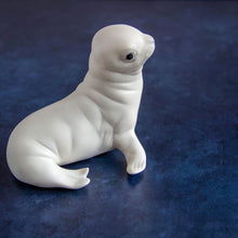 Load image into Gallery viewer, Harp Seal Pup Figurine by Cybis
