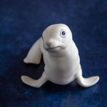 Load image into Gallery viewer, Harp Seal Pup Figurine by Cybis
