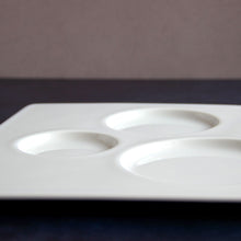 Load image into Gallery viewer, White Porcelain Square Tray
