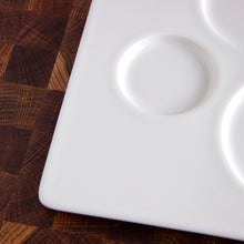 Load image into Gallery viewer, White Porcelain Square Tray
