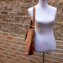 Load image into Gallery viewer, Leather &amp; Suede Shoulder Bag

